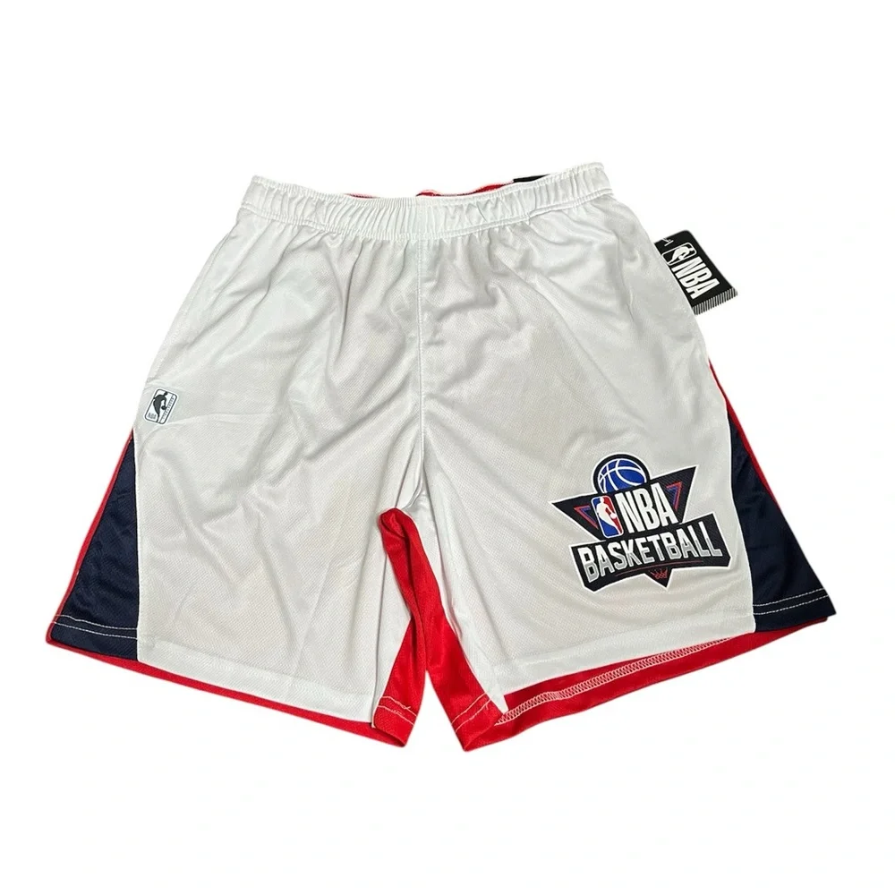 Official NBA Basketball White & Black Short Size: Medium